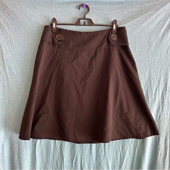 Black Button Skirt - Picture 1 of 4